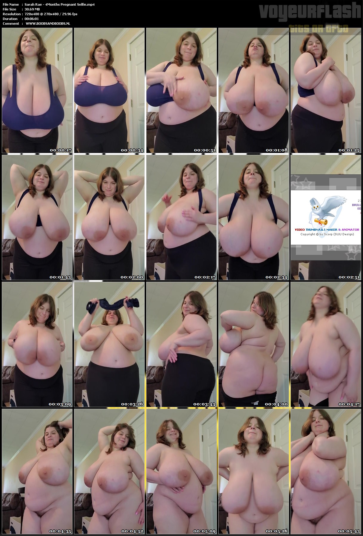 Sarah Rae - 4Months Pregnant Selfie.mp4.jpg