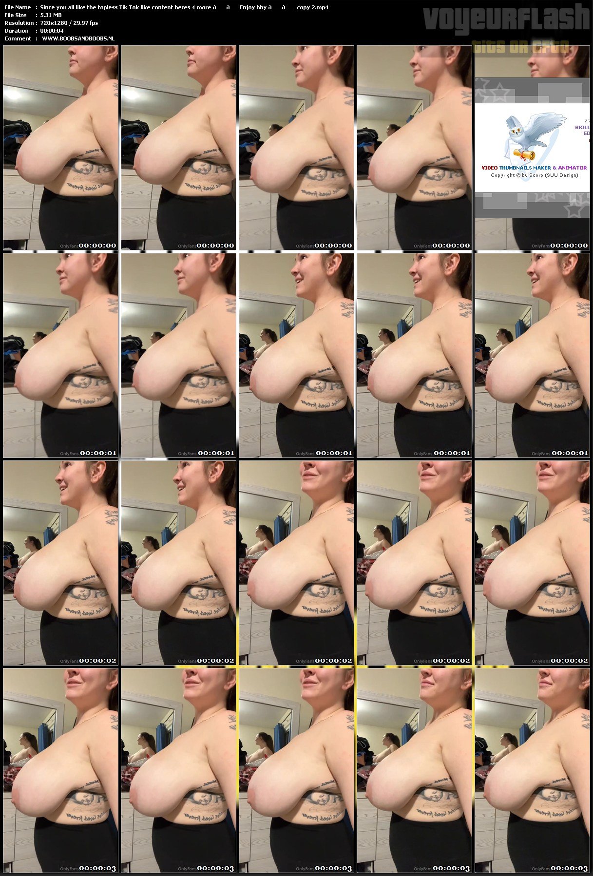 Since you all like the topless Tik Tok like content heres 4 more ð___ð___Enjoy bby ð___ð___ co...jpg